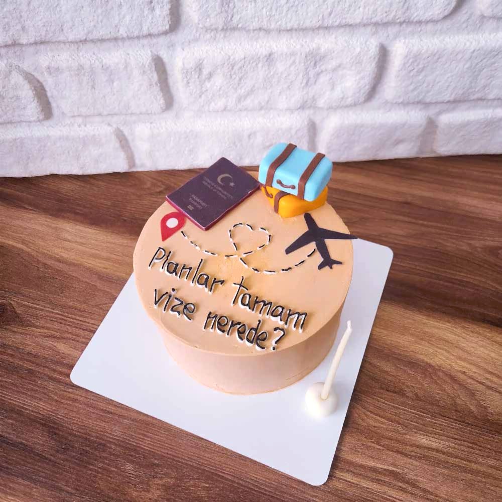 Tasarım Yazılı Pasta