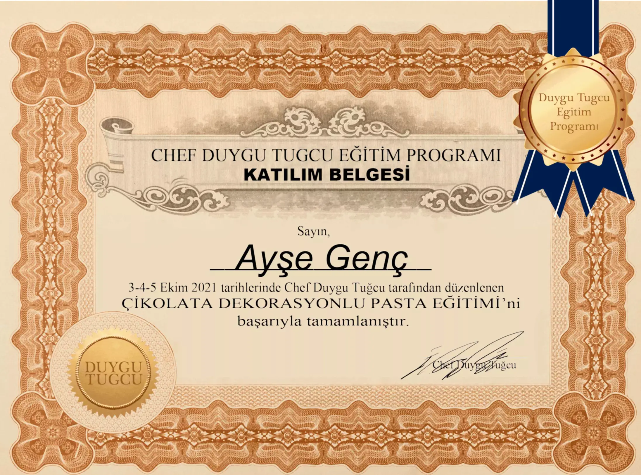 Çikolata Dekorasyon