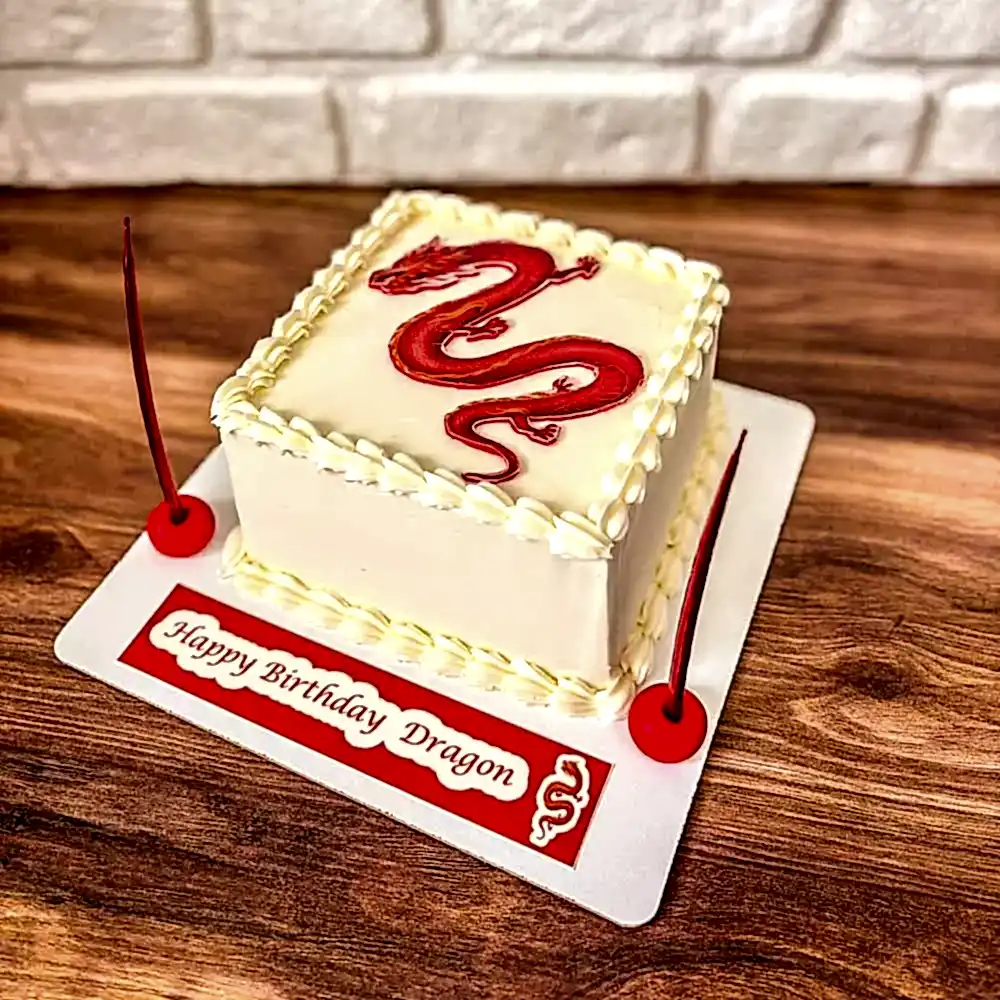 Dragon resimli Pasta