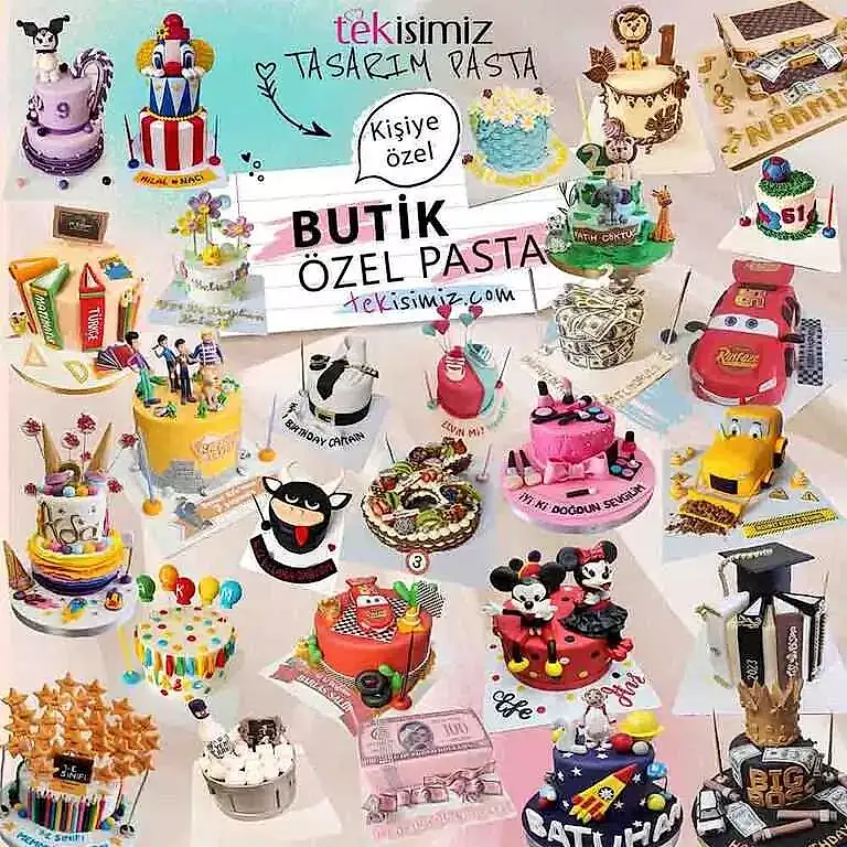 Doğum günü ve özel günler için el yapımı butik pasta – İstanbul Avrupa Yakası aynı gün teslim