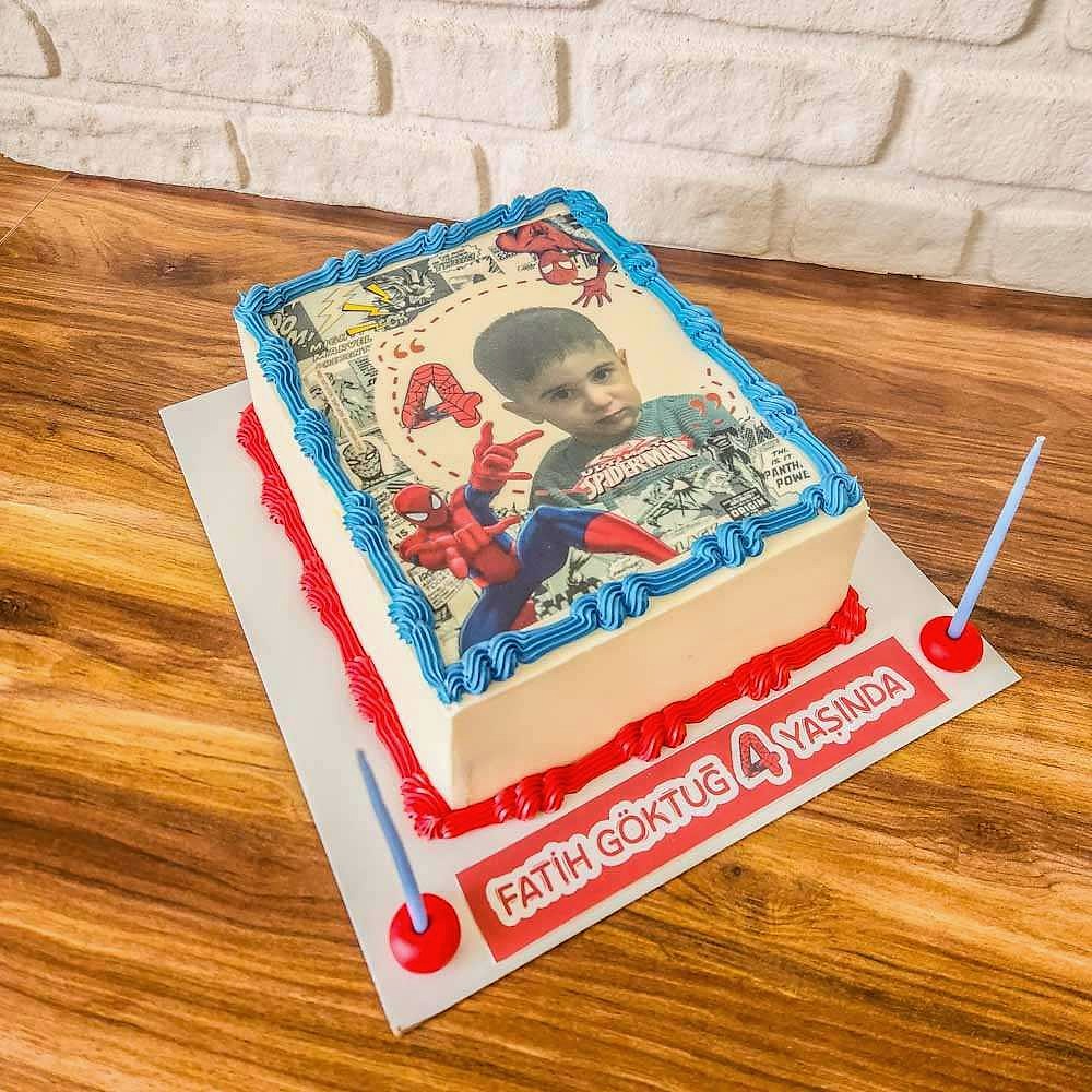 Spiderman Resimli Pasta